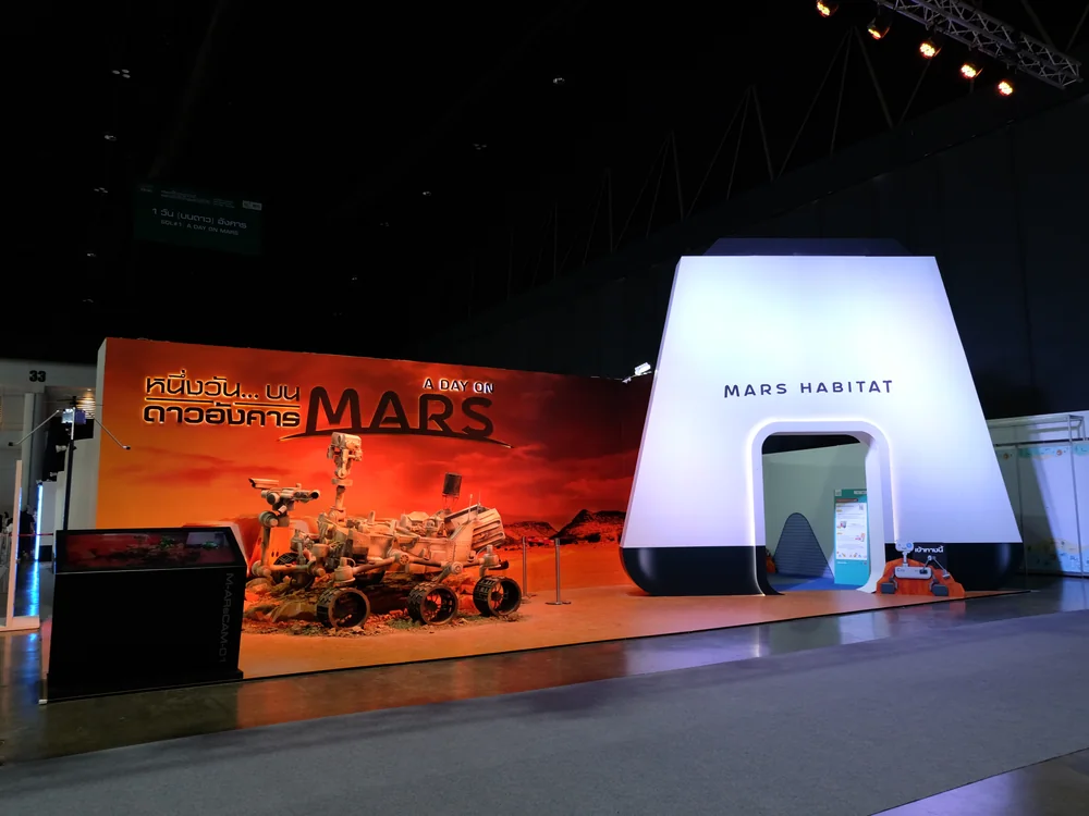 A Day on Mars immersive exhibition at Thailand Science Fair